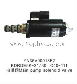 Kobelco SK200/230/330/350-6 main pump Solenoid valve YN35V00018F2