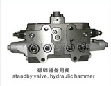 Standby valve for hydraulic hammer