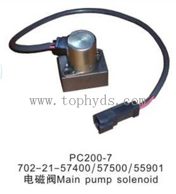 PC200-7 挖机液压主泵电磁阀 702-21-57400
